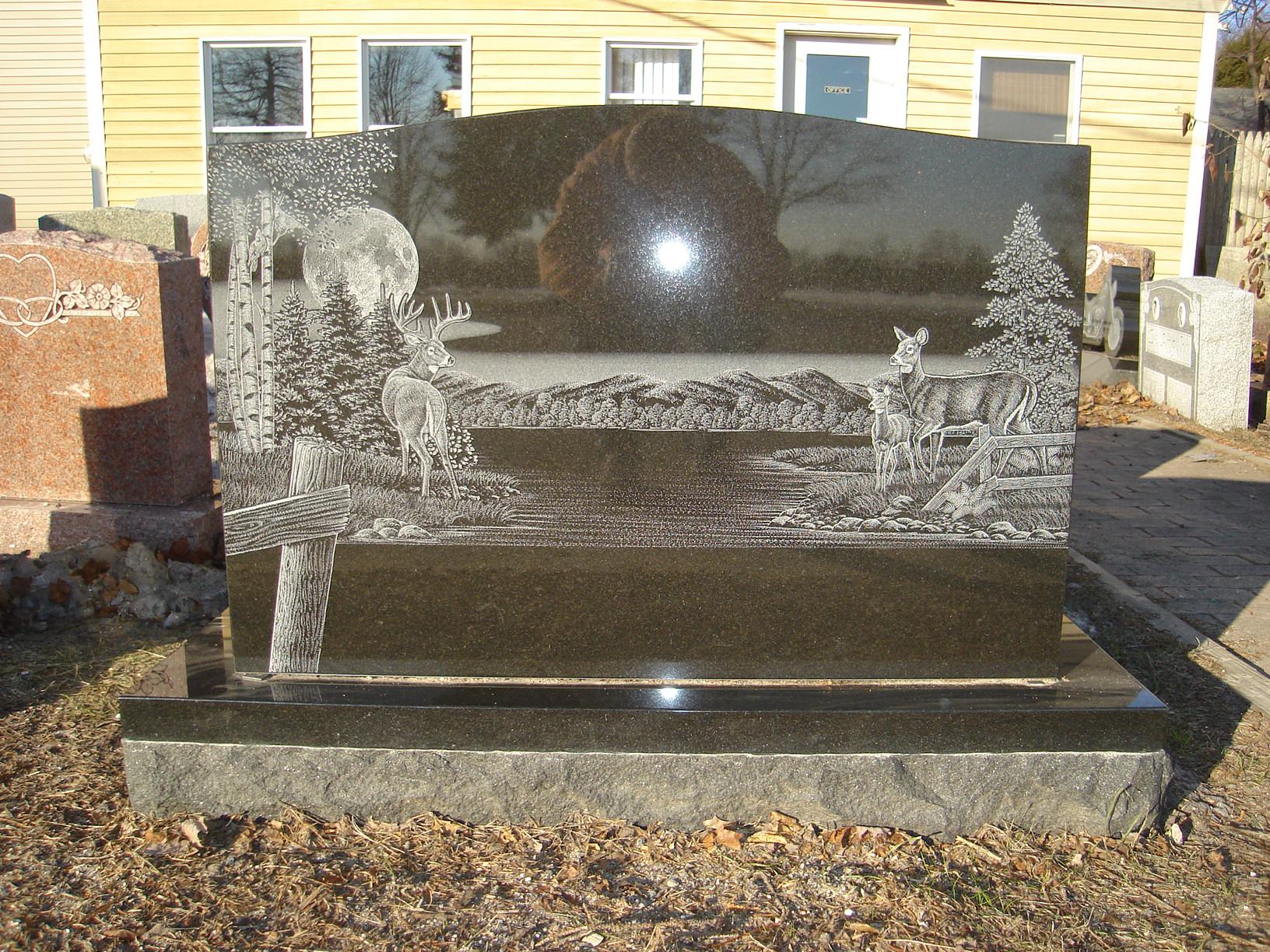 Etched Cemetery Monuments - Richardson Monument Co., Inc.